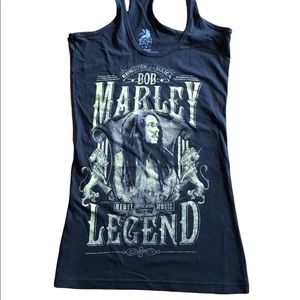Bob Marley rebel tank top med legend Kingston Jamaica Zion